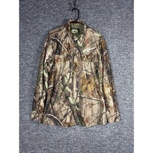 Medalist SilverMax Realtree AP Camo Hunting Shirt Mens Large Long Sleeve Button